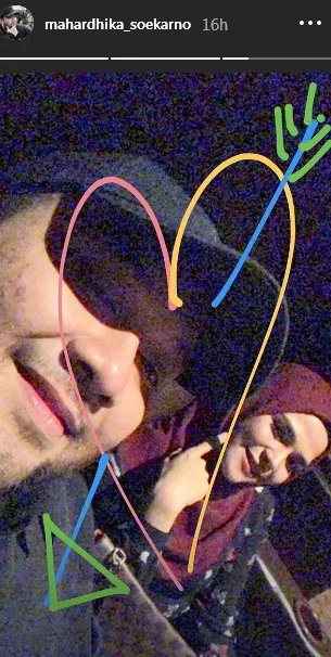 Didi ajak Rosma nonton bioskop ©instagram/mahardhika_soekarno