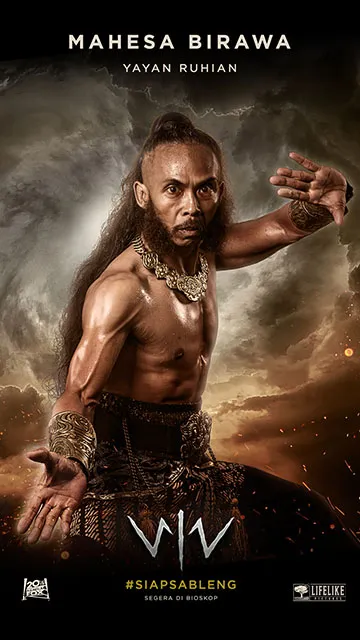 Mahesa, murid Sinto Gendeng yang berkhianat. (Kredit: Lifelike Pictures)