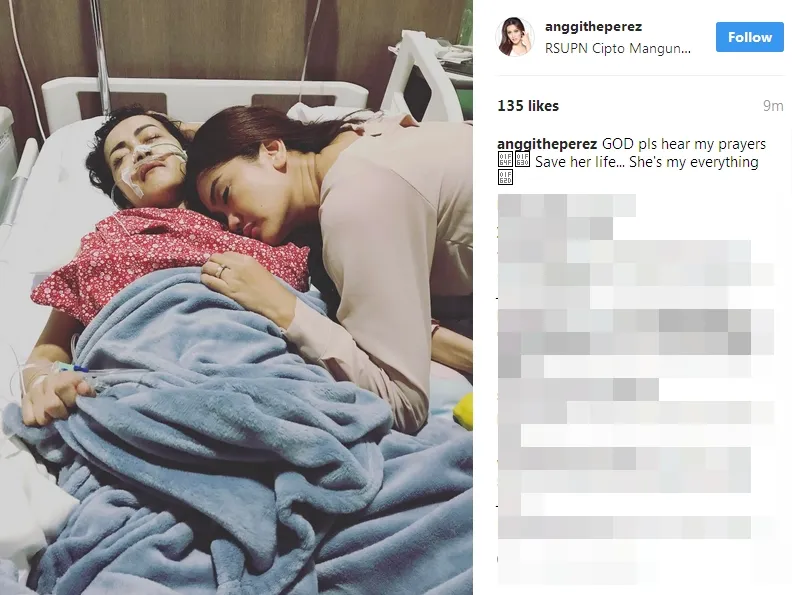 Anggi ingin Jupe segera sembuh ©instagram/anggitheperez