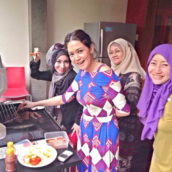 Maia dan keluarganya @ Instagram/Maia Estianty