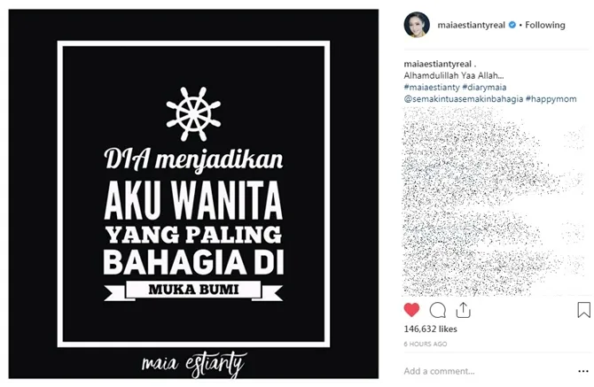 Unggahan Instagram Maia Estianty © instagram.com/maiaestiantyreal