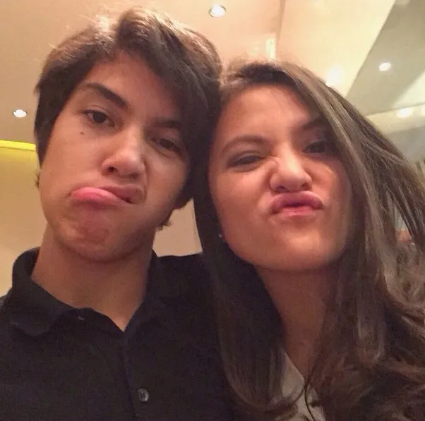 Inilah kemesraan El dan Marsha. Serasi banget ya? @ instagram.com/marshaaruan