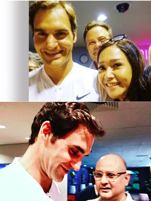 Maia Estianty dan Irwan Danny Mussry saat berada di Australian Open 2018. © Instagram/irwanmussry/maiaestiantyreal
