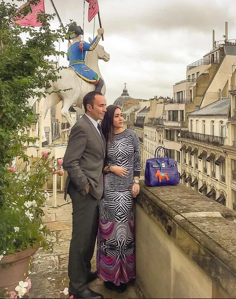 Maia dapat pesan dari Michael Coste, petinggi Hermes © Instagram.com/michaelcostefr