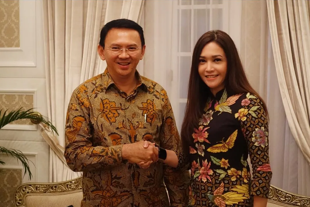 Ahok dan Maia © Instagram/maiaestiantyreal