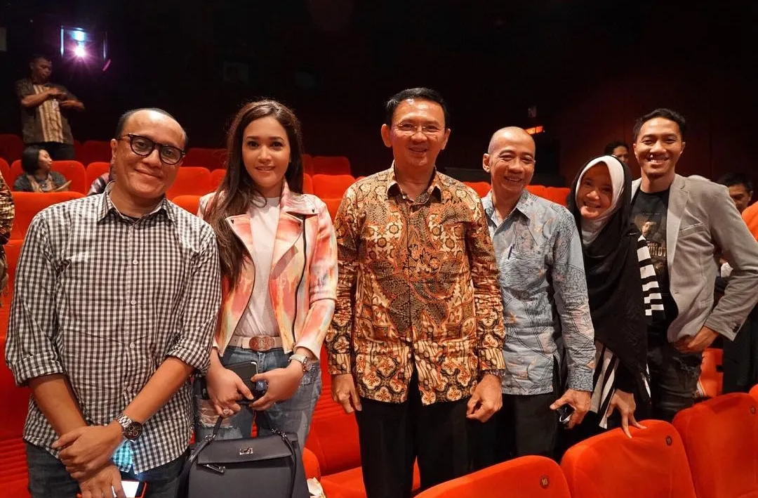 Maia dan Ahok hadiri premiere film bareng © Instagram/maiaestiantyreal