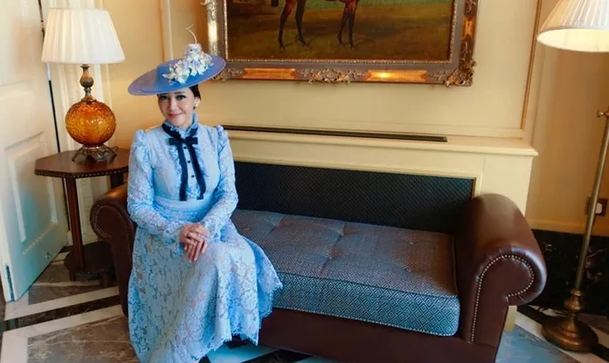 Maia terlihat anggun dan elegan. © Instagram/maiaestiantyreal