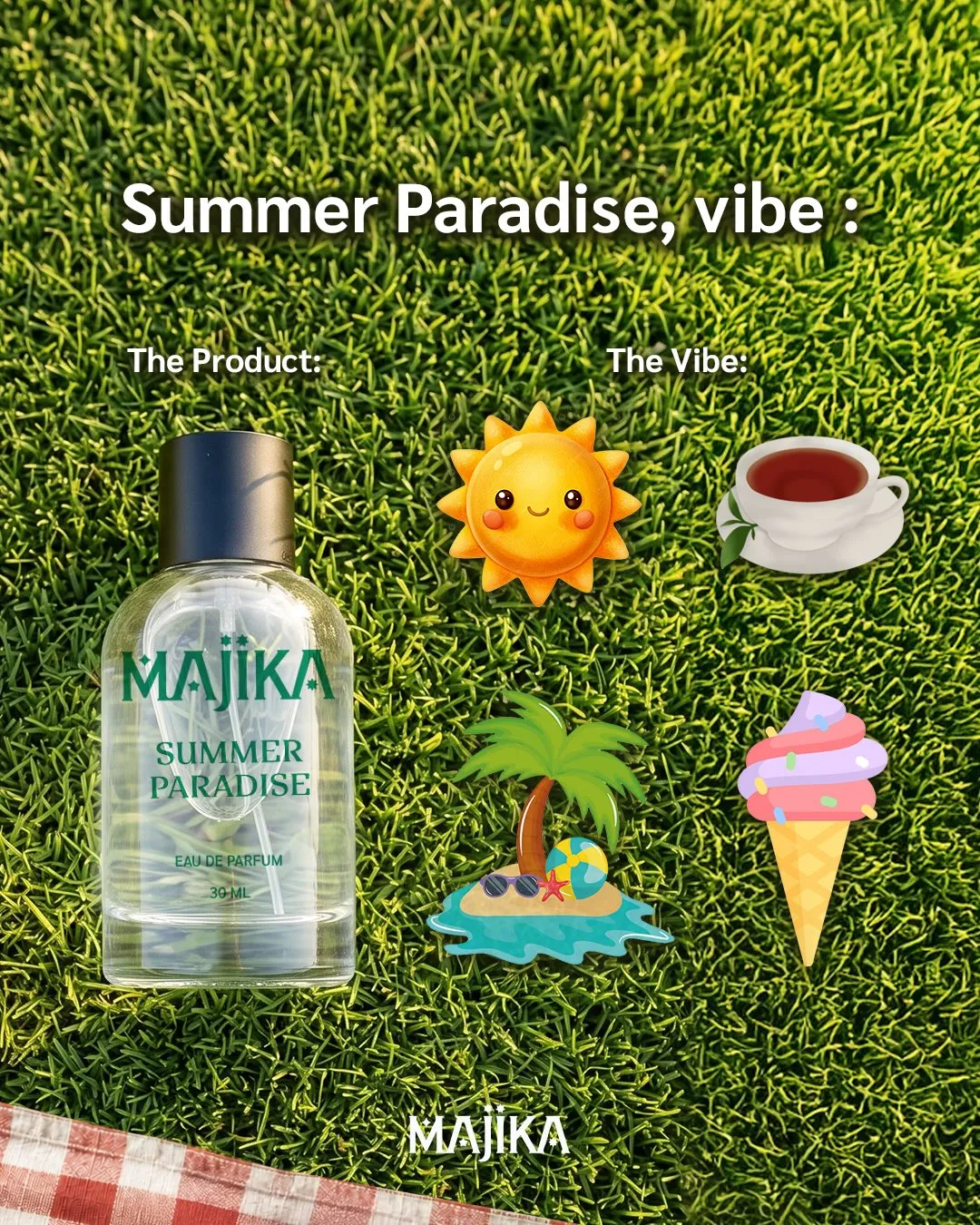 MAJIKA Summer Paradise EDP. (c) Instagram/majika.official