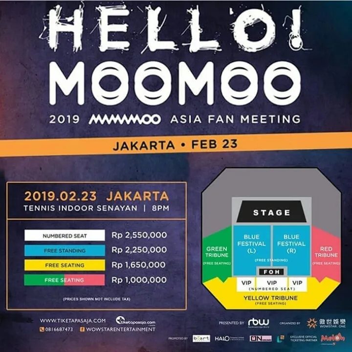 Tiket Konser MAMAMOO © RBW Entertainment