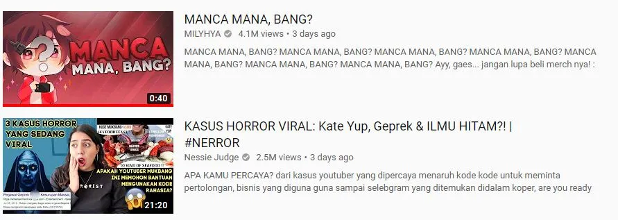 Konten yang Selalu Menarik