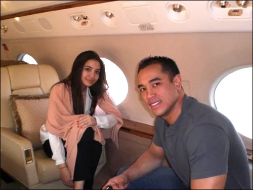 Manohara dan Ardie Bakrie (Credit: Jakarta Social)