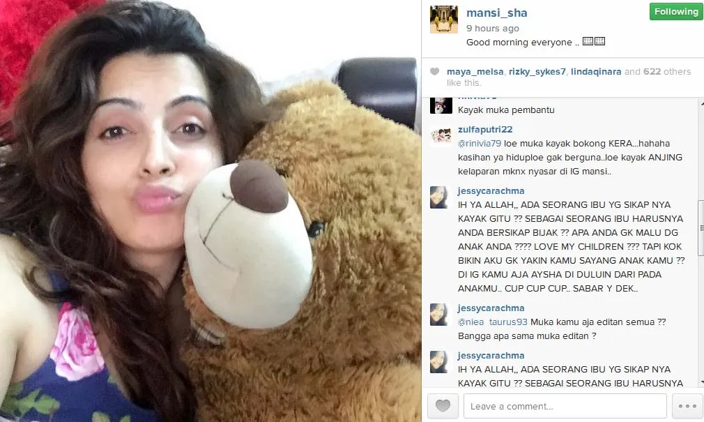 Mansi Sharma sudah move on dari insiden Bangkok. @instagram/mansi_sha