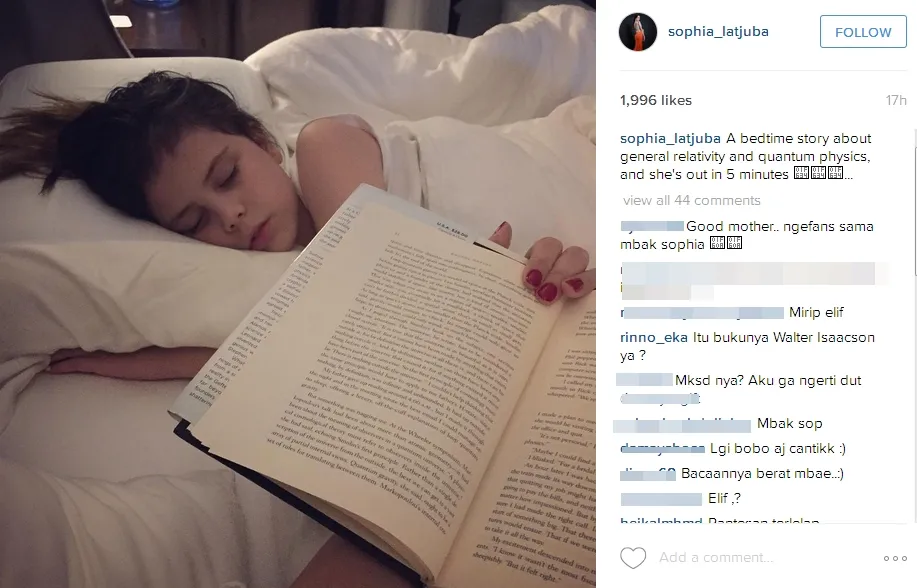 Manu mirip dengan Isabella pemeran Elif? ©instagram/sophialatjuba