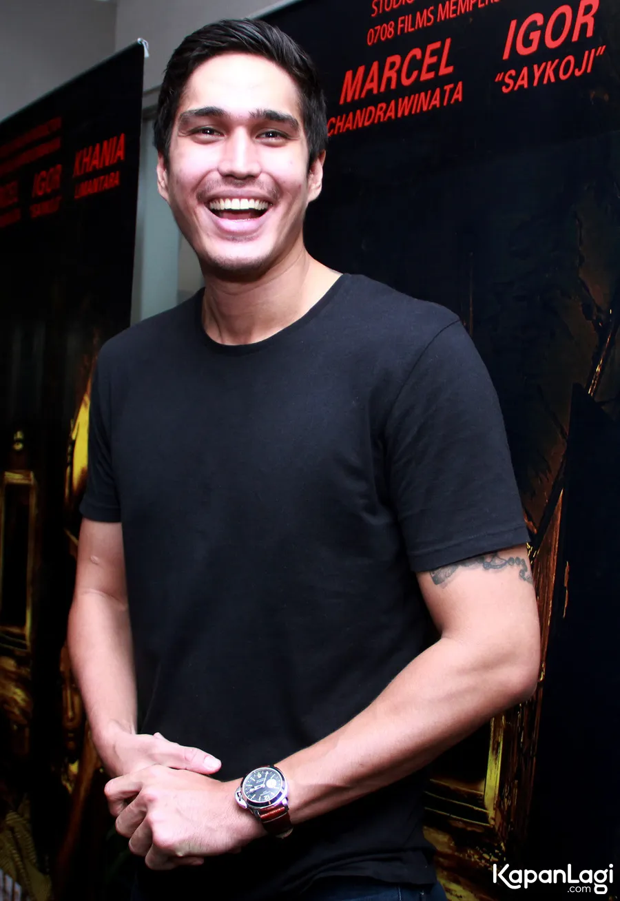 Jadi bapak satu anak, Marcell berguru pada Feby/©KapanLagi.com®/M. Akrom Sukarya
