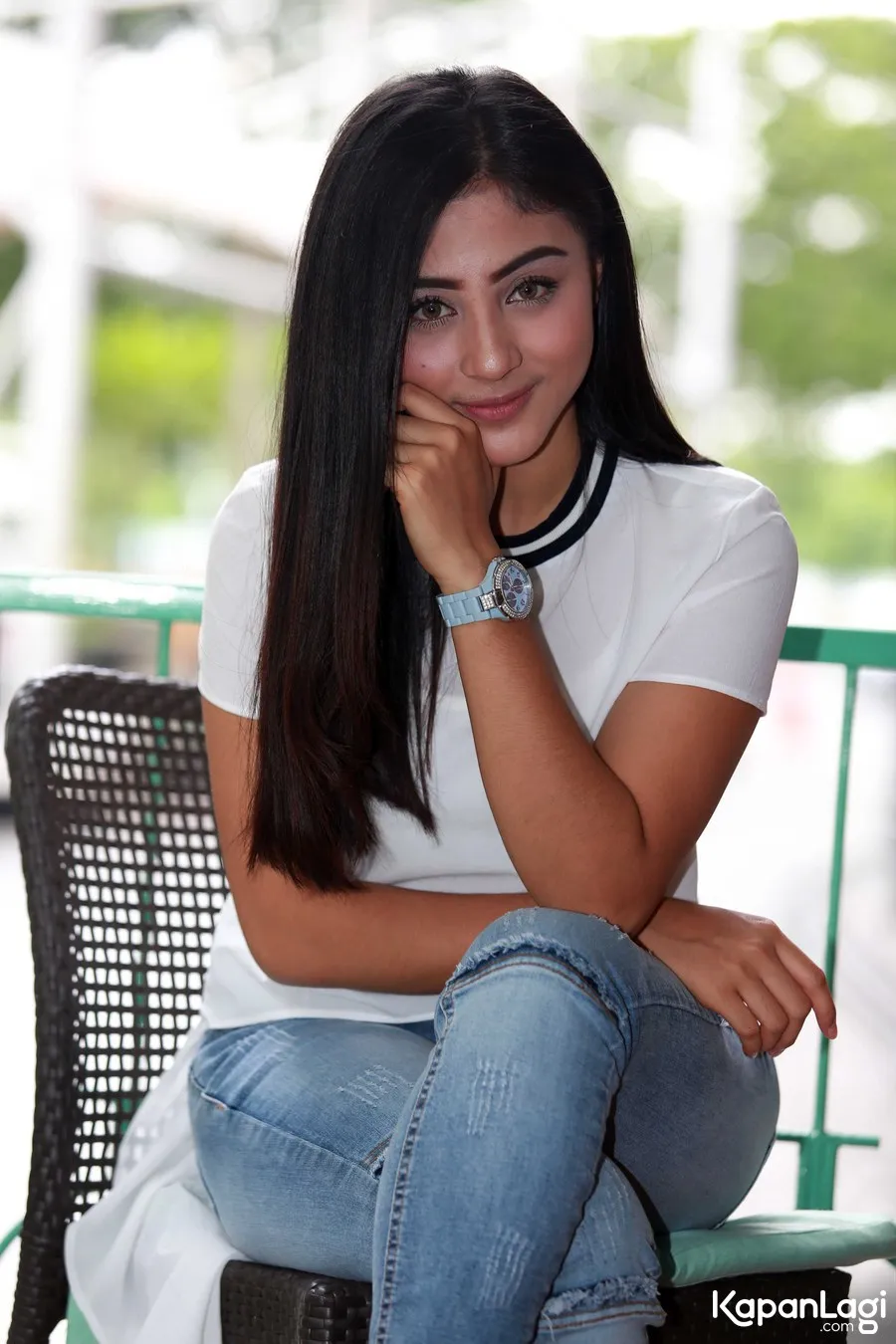 Margin berperan sebagai dua karakter yang berbeda di lanjutan sinetron yang ia bintangi. ŠKapanLagi.com/Muhammad Akrom Sukarya