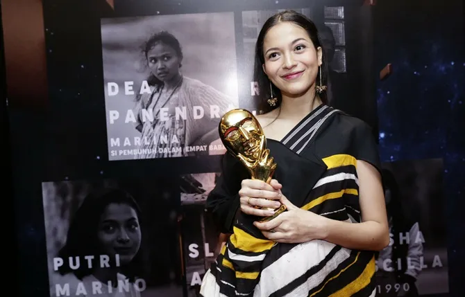 Dalam kehamilannya, Putri Marino tidak merasakan mual dan ngidam © KapanLagi.com/Agus Apriyanto