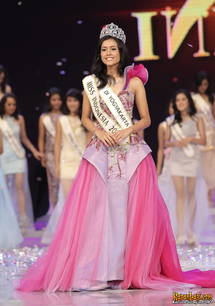 Maria Harfanti tak menyangka mendapat gelar Miss Indonesia © KapanLagi.com®/Agus Apriyanto