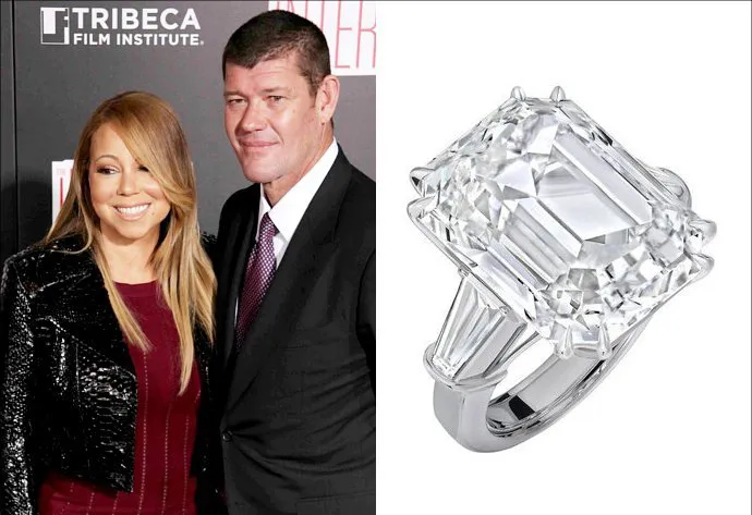Ini cincin pertunangan berlian 35 carat milik Mariah Carey ©aceshowbiz