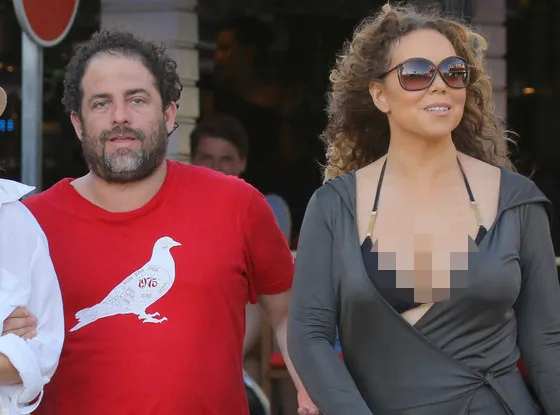 Benarkah Mariah dan Brett pacaran? ©fameflynet.com