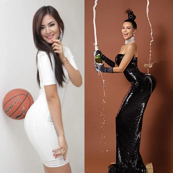 Maria dan Kim, siapa yang lebih seksi? @ istimewa