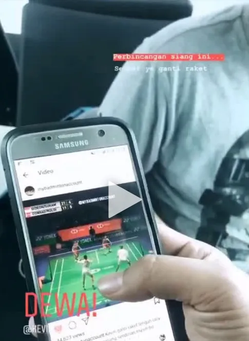 Maria dan kekagumannya pada Kevin © instagram.com/mariaselena_