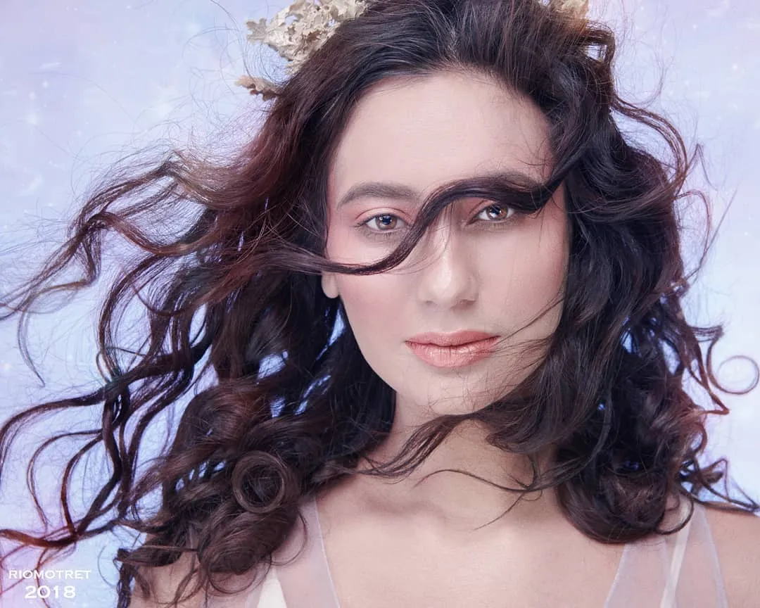 Pesona cantik Marissa Nasution bak bidadari. Credit: via instagram.com/riomotret