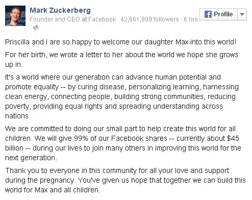 Inilah isi postingan Mark Zuckerberg © Facebook.com/zuck