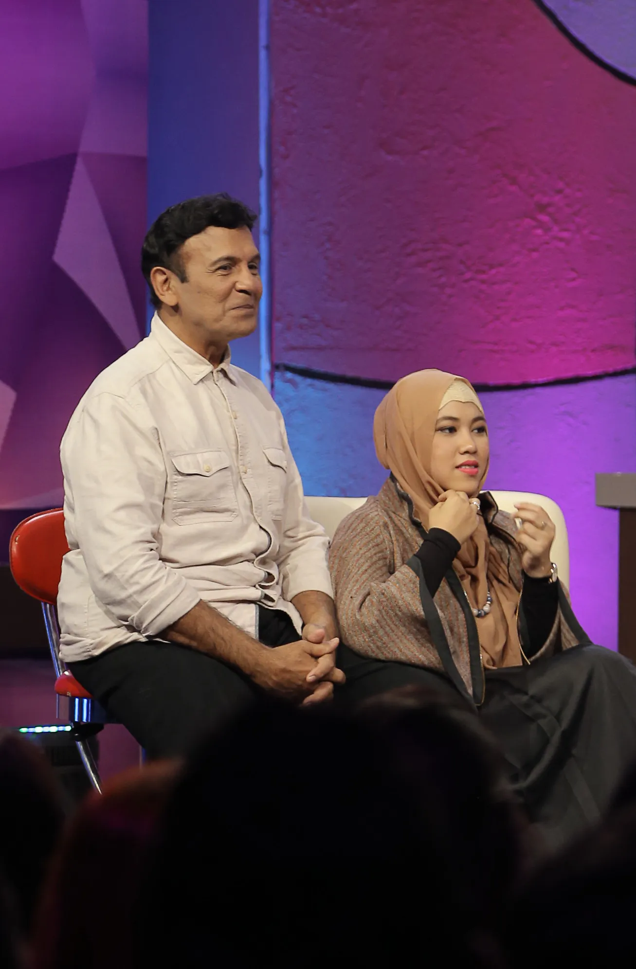 Santi dan Mark tak jadikan perbedaan usia penghalang. ©KapanLagi.com®/Agus Apriyanto