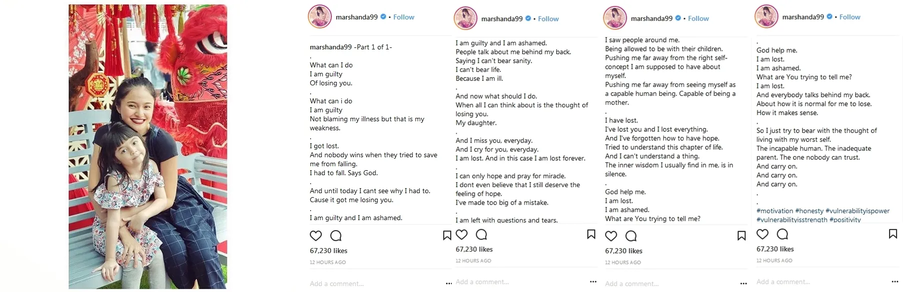 Curhatan Marshanda soal Sienna dan penyakitnya ©instagram/marshanda99