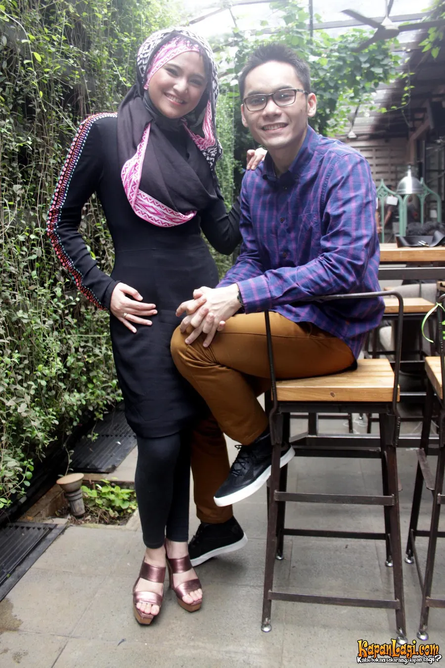 Ben Kasyafani dan Marshanda masih mesra saat perilisan single 'Kamu' ©KapanLagi.com/Muhammad Rasyad