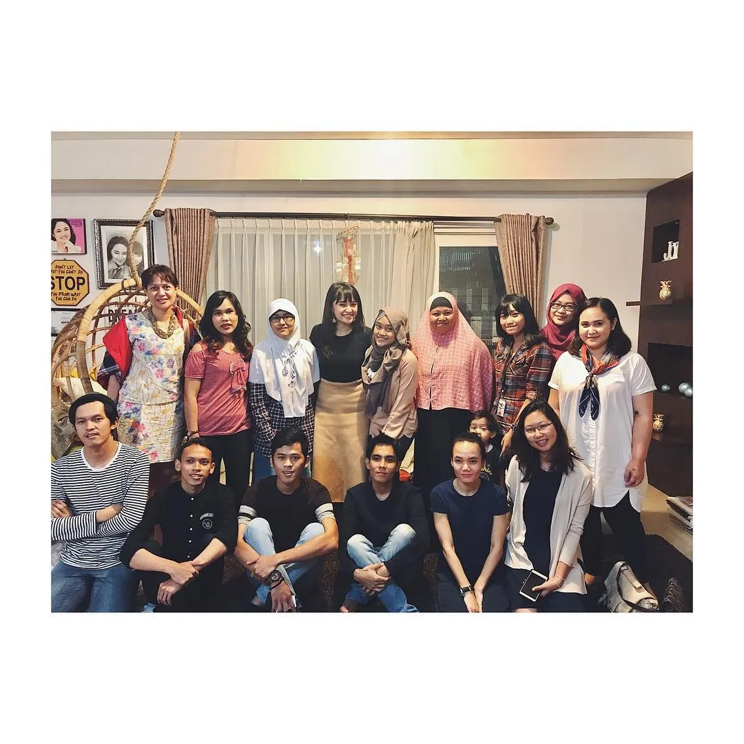 Marshanda tetap aktif dalam grup penguatannya, Biporing © instagram.com/marshanda99