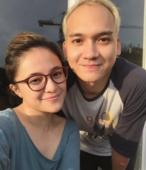 Selfie cute Caca dan Egi © instagram.com/marshanda99