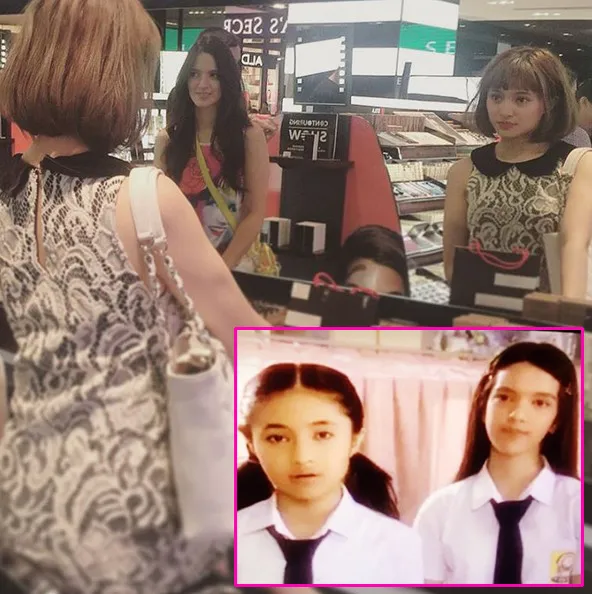 Lala dan Hellen kembali bertemu di dunia nyata © istimewa