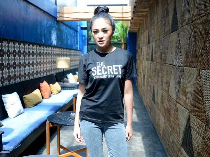 Marshanda tak ingin menceritakan tentang karakter yang ia perankan secara detil. © KapanLagi.com/Bayu Herdianto