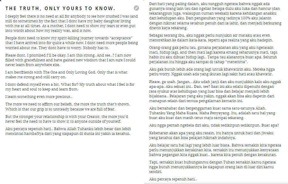 Curhatan panjang lebar Marshanda © Tumblr/Marshed