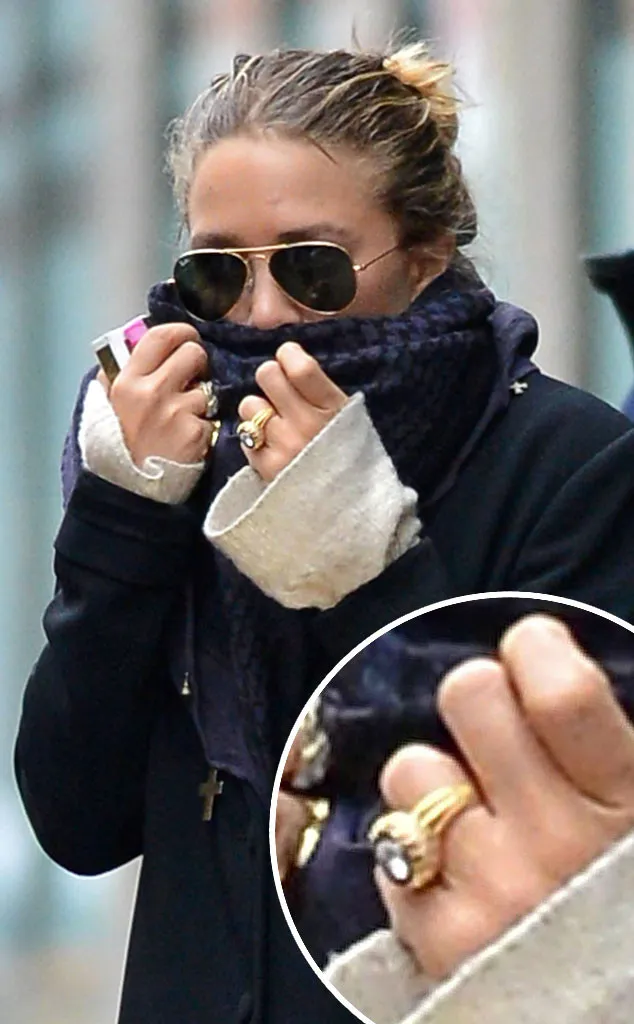 Mary-Kate Olsen dan cincinnya @ eonline.com