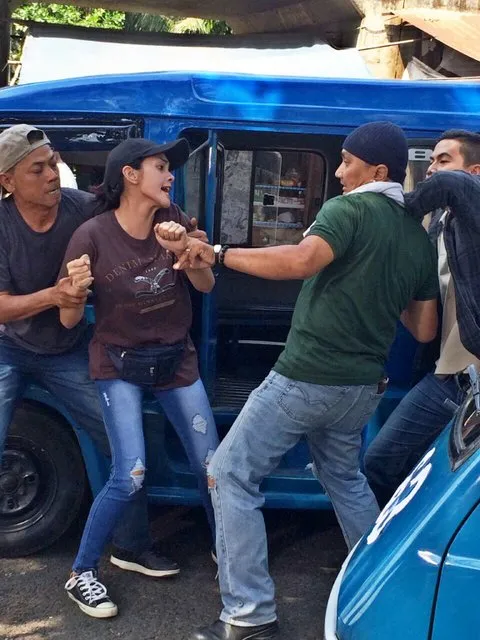 Masayu jadi supir galak / © Path