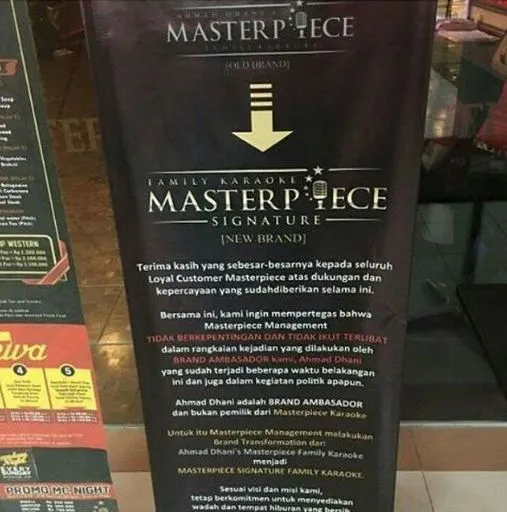 Karaoke Masterpiece Yang Ternyata Bukan Milik Dhani © Twitter