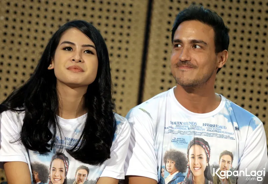 Maudy dan Hamish berpasangan dalam TRINITY THE NEKAD TRAVELER/©KapanLagi.com®/Agus Apriyanto