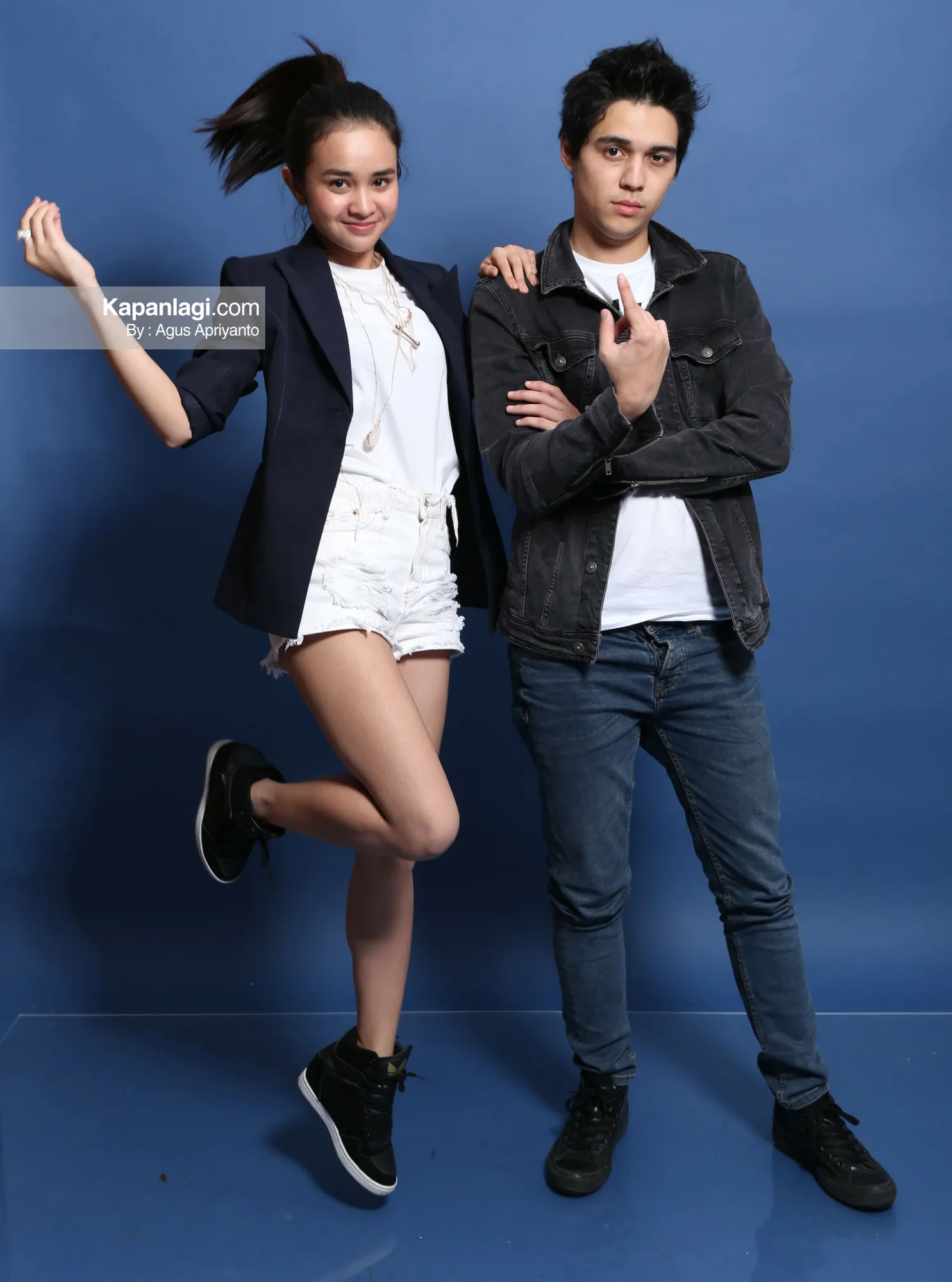 Michelle Ziudith & Maxime Bouttier © Kapanlagi/Agus Apriyanto