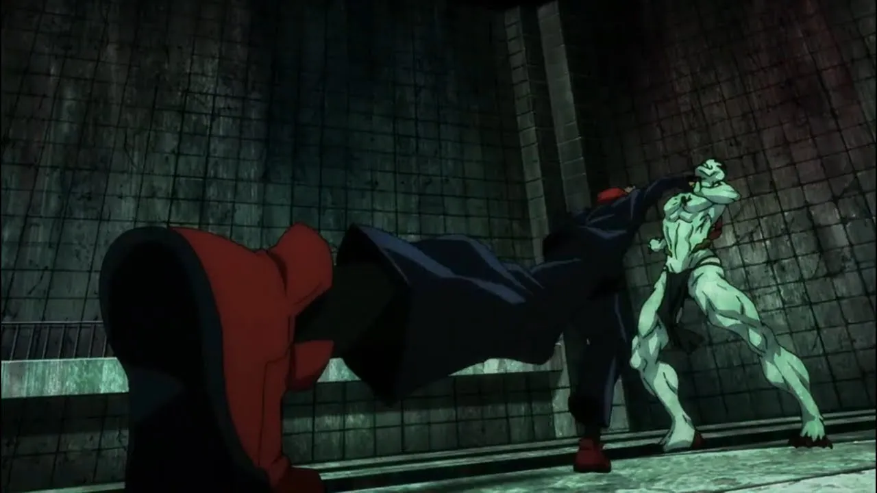 Yuji mati-matian melawan Roh Terkutuk. 