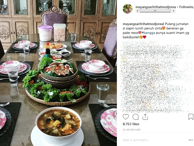 Mayangsari ©instagram.com/mayangsaritrihatmodjoreal