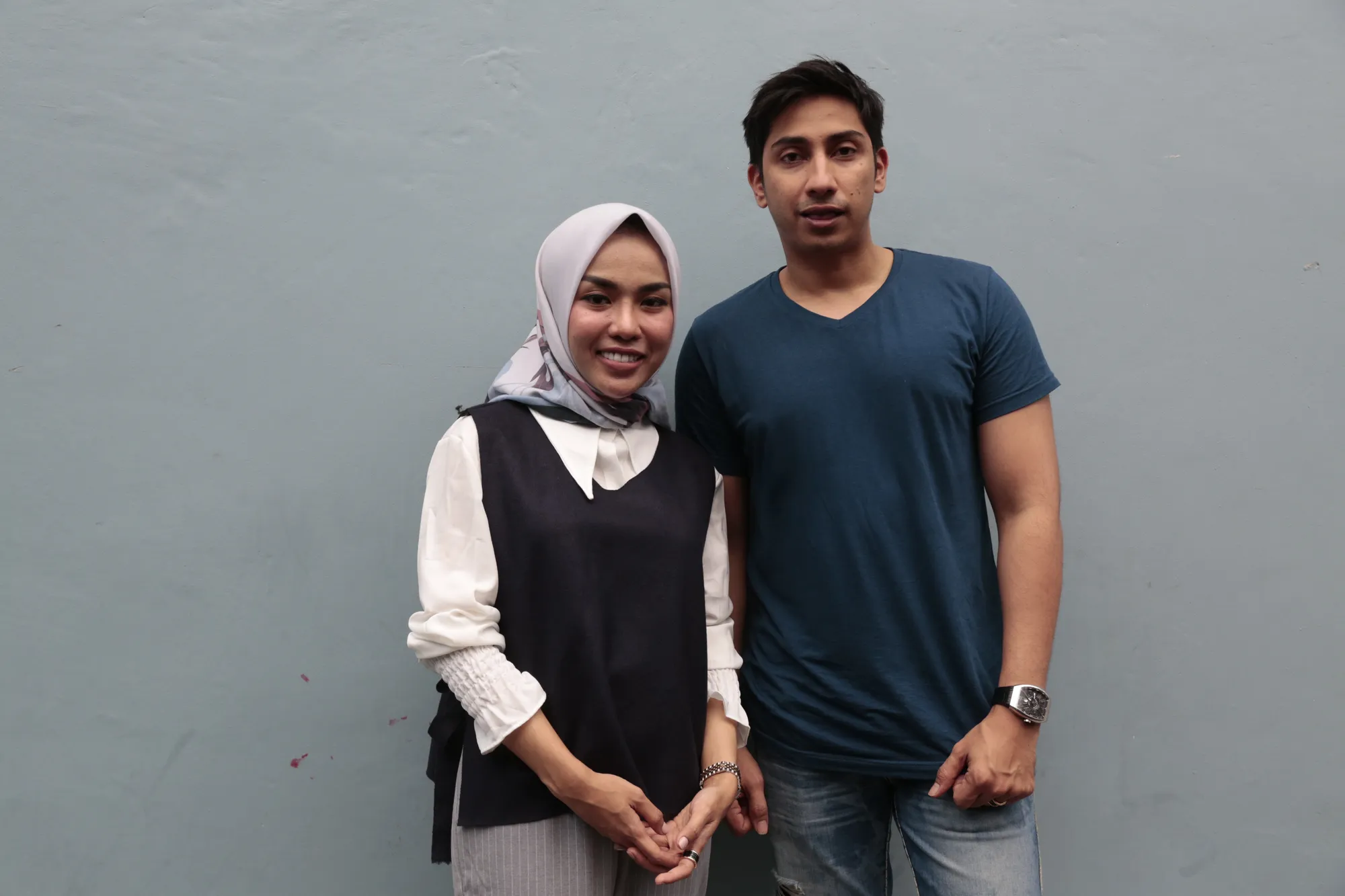 Lukman Azhari & Medina Zein © Kapanlagi/Muhammad Akrom Sukarya