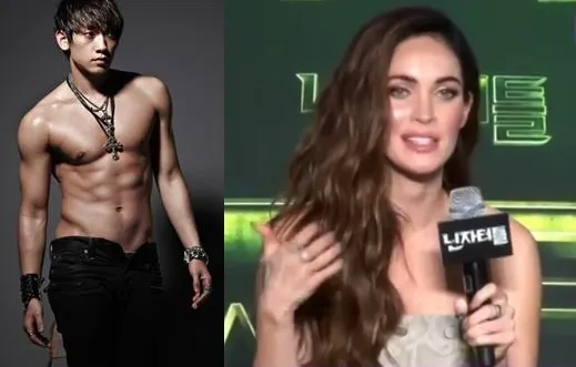 Megan Fox ingin Rain topless saat menyiram air es padanya @dramafever.com
