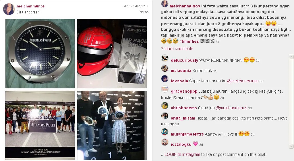 Mey Chan @foto: Instagram/meichanmunos