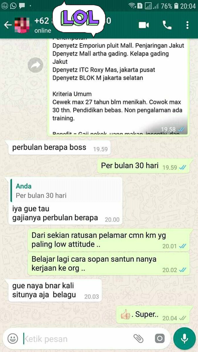 Contoh Surat Lamaran Kerja Lewat Wa Viral Update Vrogue Co