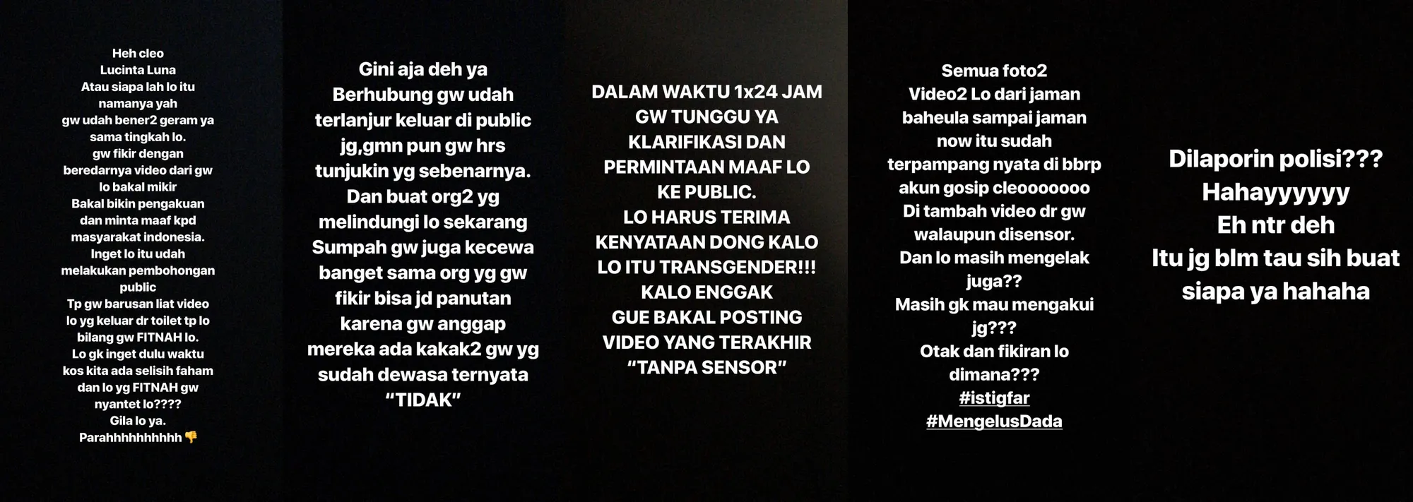 Melly menyebut dirinya masih punya bukti lain soal Lucinta ©instagram/melly.bradley