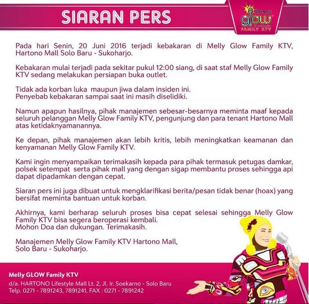 Siaran Pers © Instagram