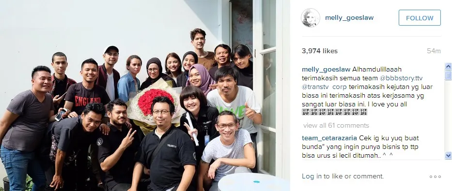 Happy Birthday Melly Goeslaw! © Instagram melly_goeslaw