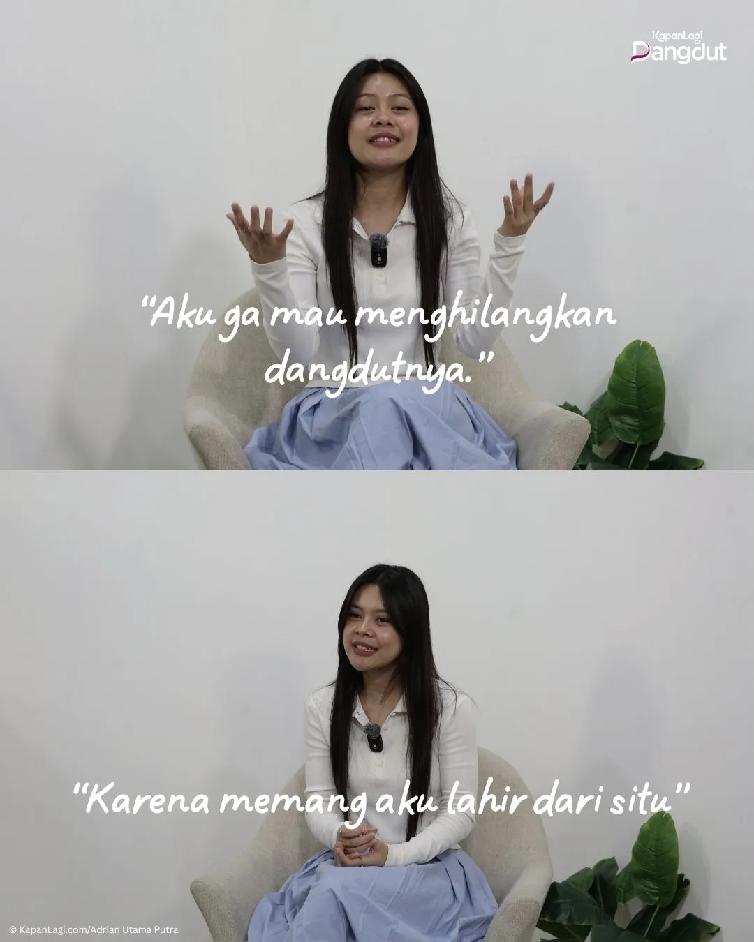 Melly Lee ingin dikenal sebagai pedangdut muda modern (cr: instagram.com/kapanlagidangdut)